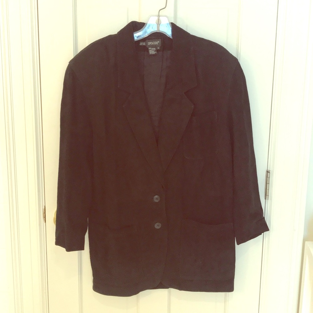 Episode Black Leather Jacket